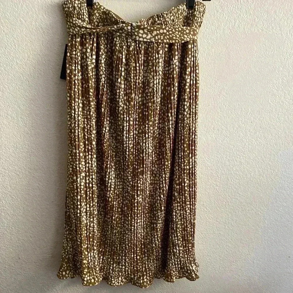 🆕Alice Blue Boho Mid High Waist Pleated Skirt XL🆕 - Picture 3 of 10